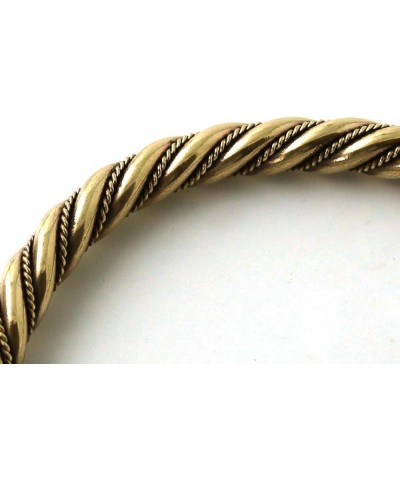 Bronze Norse Viking Spiral Twisted Cable Bangle Cuff Bracelet Arm Ring Jewelry 6 Inches $17.22 Bracelets