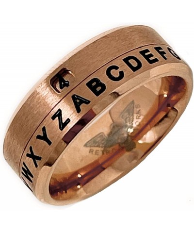 Secret Decoder Ring - Authentic Project MC2 / Secret Window - 2nd of the Decoder Ring Series USA 13 Rose Gold $13.51 Rings