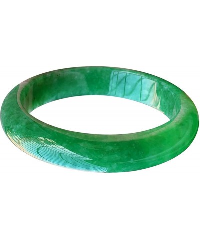 Natural Burmese Jade Bangle Full Green Feng Shui Jadeite Bracelet Women Jewellery Christmas Gift 60mm $46.04 Bracelets