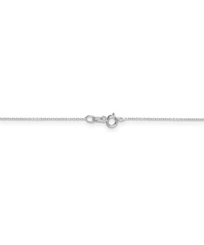 10k White Gold Diamond-Cut Cable Chain Necklace 24.0 Inches 0.6 mm $42.50 Necklaces