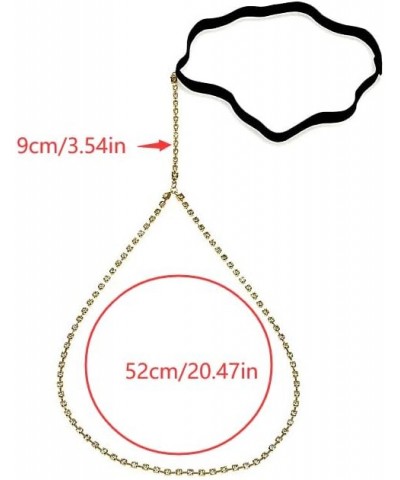 Fashion Rhinestone Elastic Leg Chain Women Fashion Rhinestone Thigh Chain Simple Street Chain Beach Jewelry silvery $7.54 Bod...