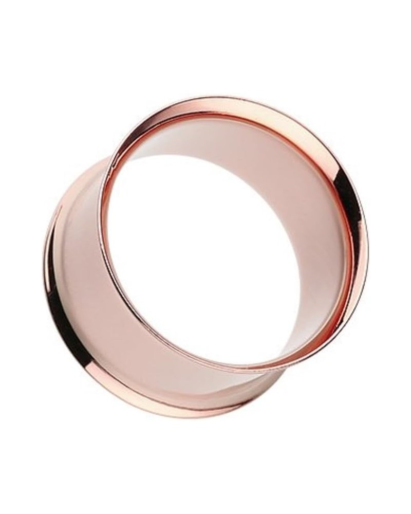 Double Flared WildKlass Flesh Tunnels Rose Gold IP Over 316L Surgical Steel (Sold as a Pair) 1 $10.43 Body Jewelry