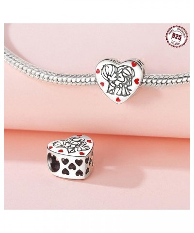 925 Sterling Silver Charms for Bracelets Necklace Valentine's Day for Pandora Bracelets and Necklaces European Jewelry Pendan...